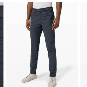 Lululemon ABC Pant Slim *Tech Canvas 34" Heathered Deep Navy 32 blue